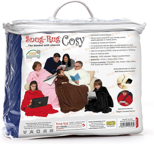 Snug rug cosy coperta pile - pile, con