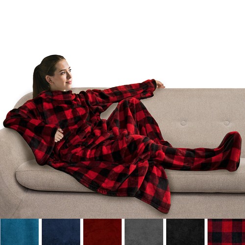 Coperta indossabile con - , tasche