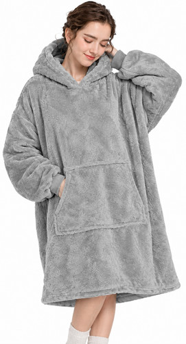Felpa con cappuccio - , oversize