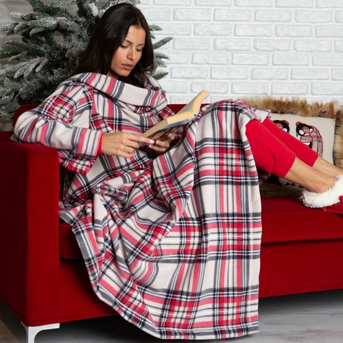 Plaid coperta con maniche - coperta,