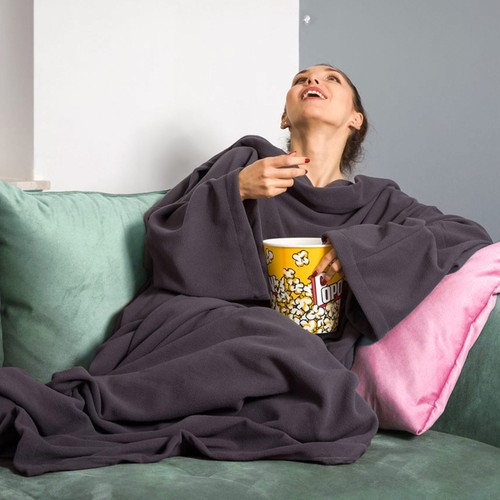 Mostro coperta grigia con - mostro,