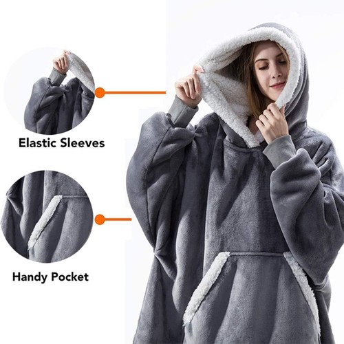 Felpa con cappuccio coperta