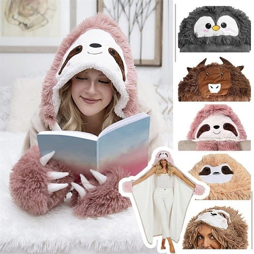 Coperta morbida con cappuccio