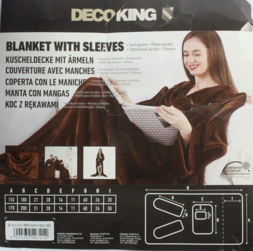 Coperta morbida con - , maniche