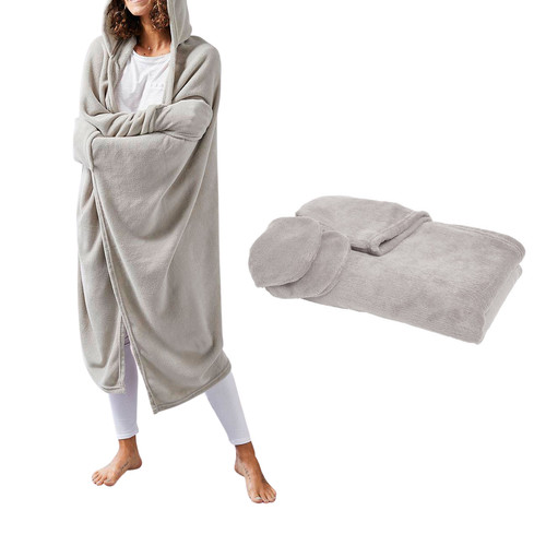 Coperta morbida con maniche - , e