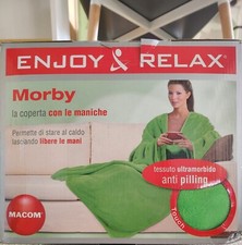 COPERTA CON LE MANICHE VERDE