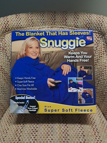 Coperta snuggie blu - blu, originale