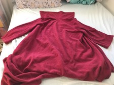 coperta pile manica rossa